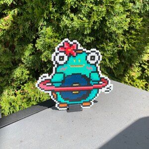 Hula Pokemon Bellibolt Perler Bead Art Magnet
